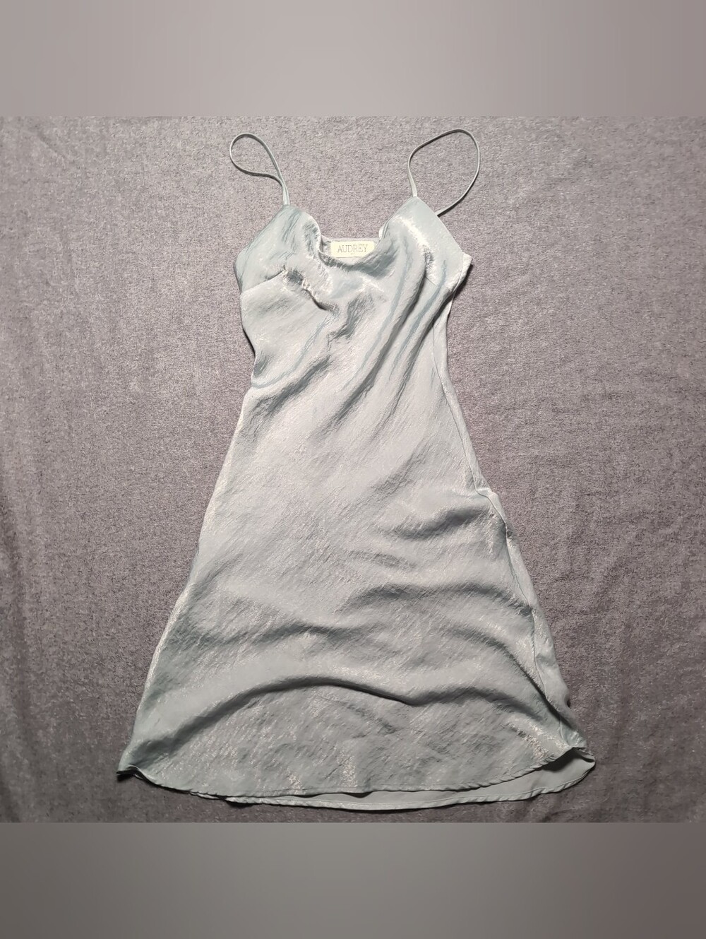 Audrey 3+1 Floral Satin Dress – Light Green – Size Small Sleeping Beauty